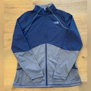 North Face Cinder Fleece Lightweight Windbreaker Blue Color Block Jacket